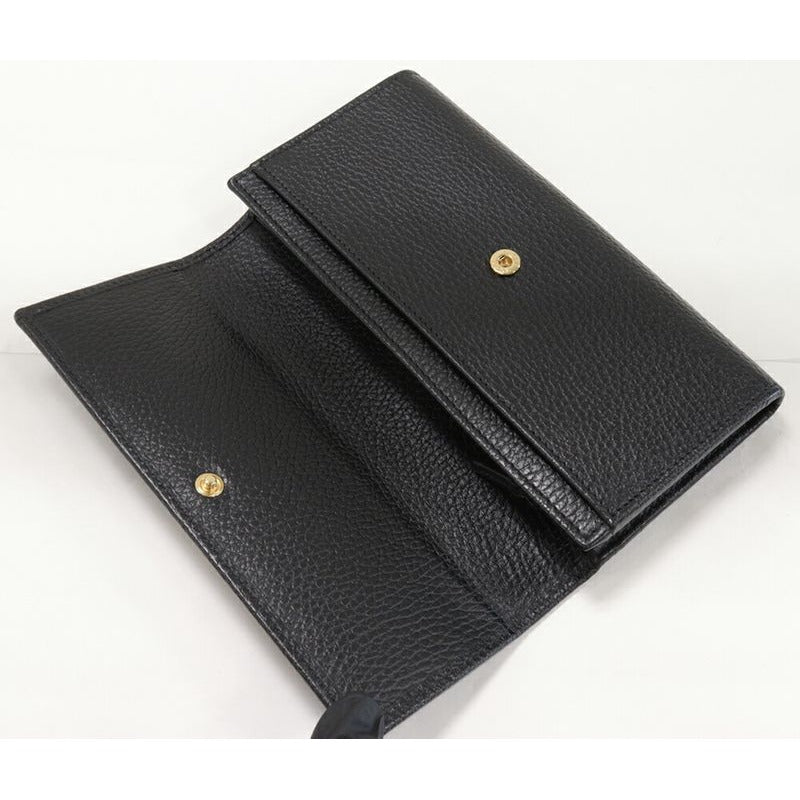 Gucci Long Zipper Wallet With Coin Purse GG Marmont Continental In Calf — view 3