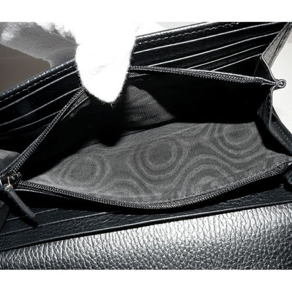 Gucci Long Zipper Wallet With Coin Purse GG Marmont Continental In Calf — view 5