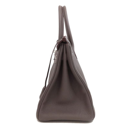 Hermes Birkin 30 Etan Silver Hardware Handbag Taurillon Women