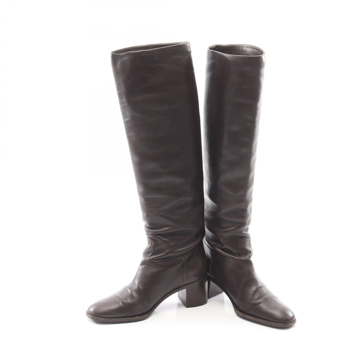 Hermes Boots Leather Brown 35 — view 3