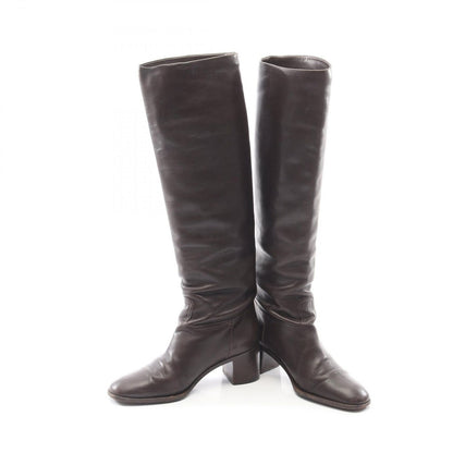 Hermes Boots Leather Brown 35 — view 3