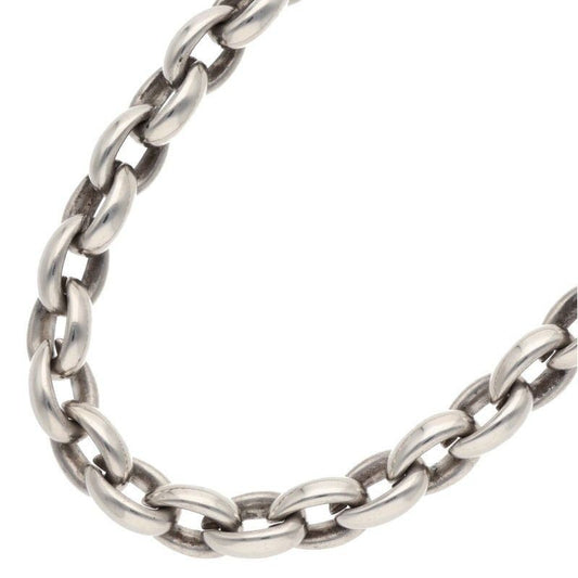 Hermes Acrobat MM Silver Necklace