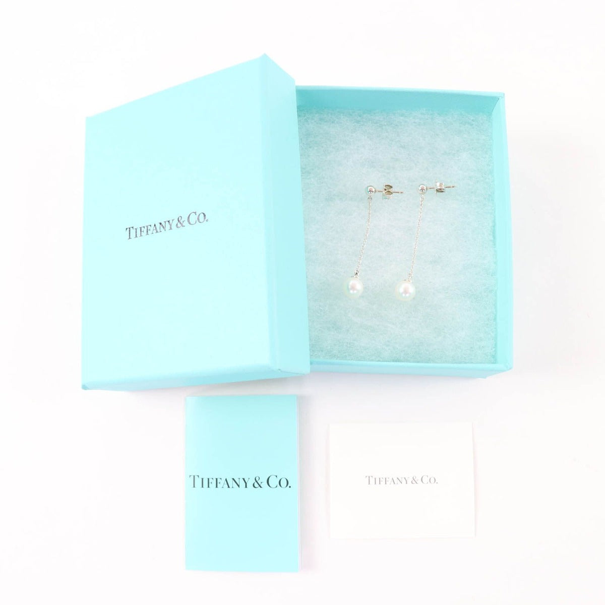 Tiffany & Co. 925 Fresh Water Pearl Ziegfeld Collection Drop Earrings — view 2