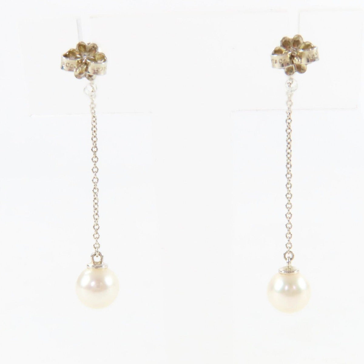 Tiffany & Co. 925 Fresh Water Pearl Ziegfeld Collection Drop Earrings — view 4