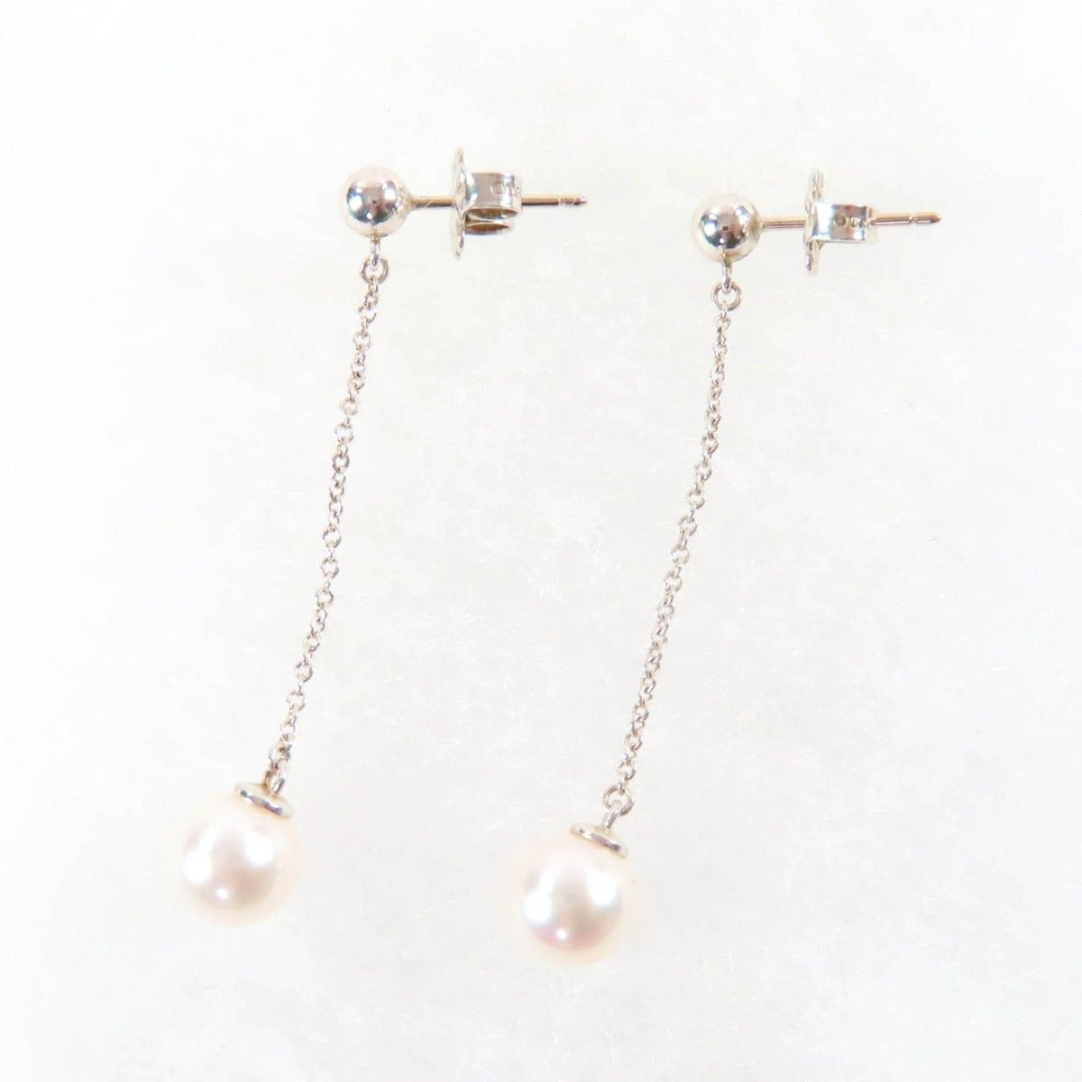 Tiffany & Co. 925 Fresh Water Pearl Ziegfeld Collection Drop Earrings — view 5