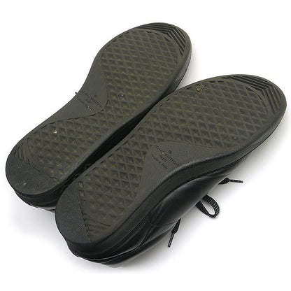 Louis Vuitton Luxembourg Line Sneakers 5.5 Leather Black