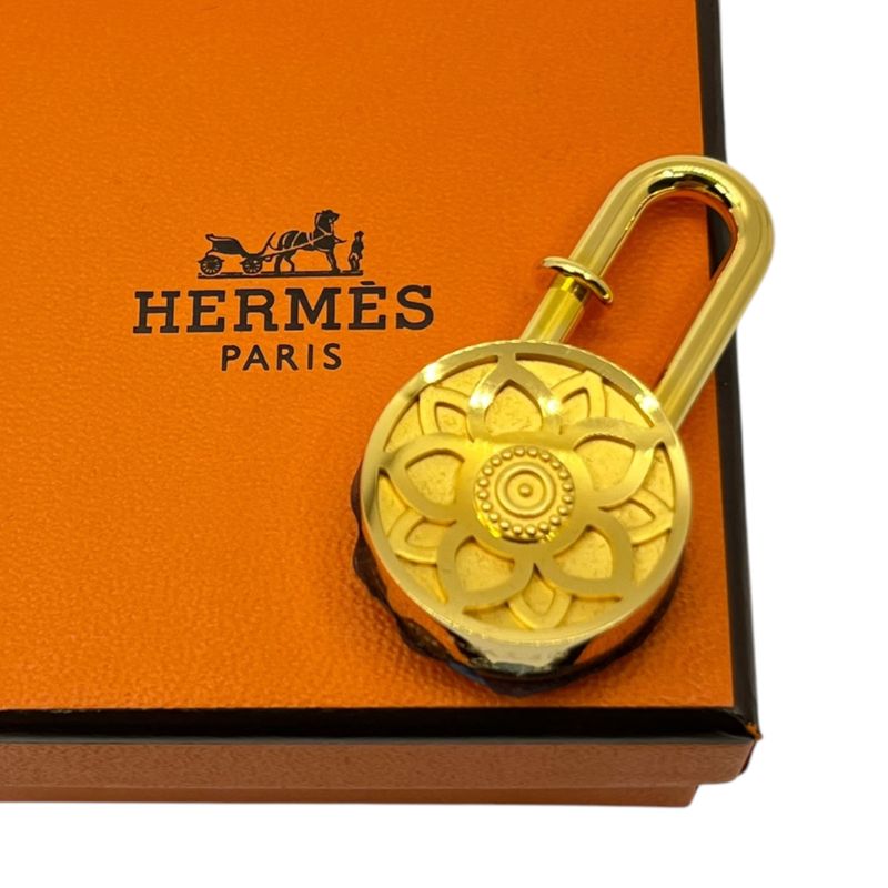 Hermes 2008 Limited Edition Lotus Flower Cadena Charm Lotus Flower Cadena Charm