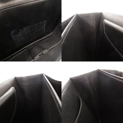 Hermes Vintage Leather Black Handbag Black 1126 Hermes
