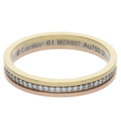 Cartier Vendome Louis Cartier 18K Yellow Gold Diamond Ring Men's 61 21