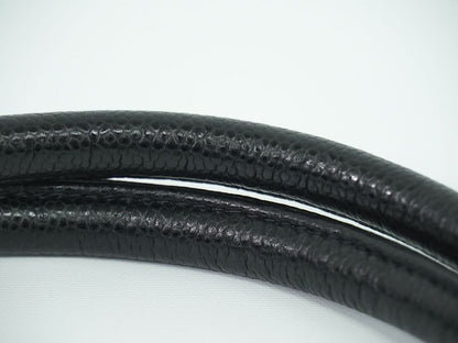 Authentic Chanel Coco Mark Revival Tote Handbag Caviar Skin Leather Black Coco