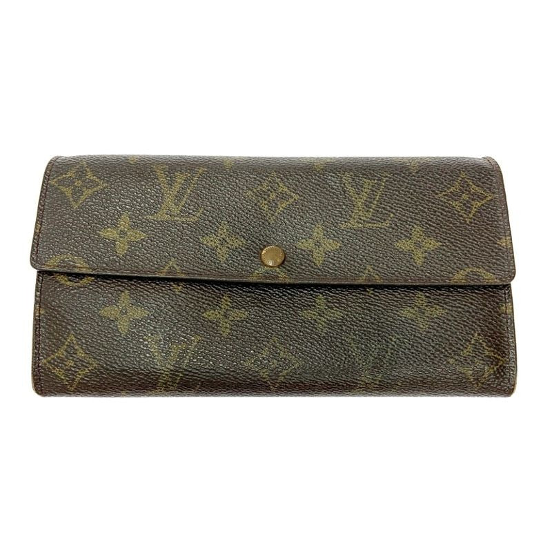 Louis Vuitton Monogram Pochette Porte Monet Cles Di Brown