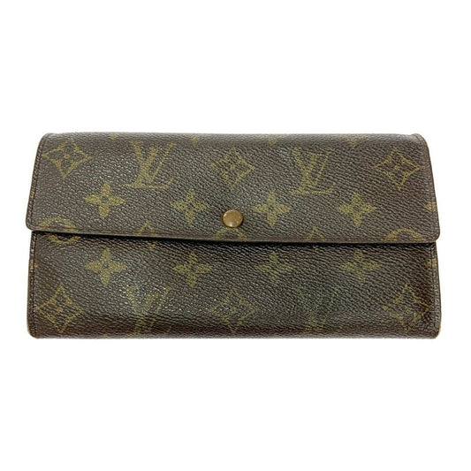 Louis Vuitton Monogram Pochette Porte Monet Cles Di Brown