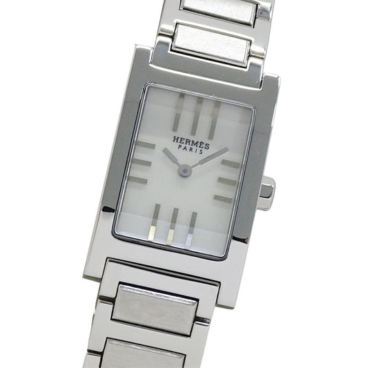 Hermes Watch Tandem Shell Quartz Stainless Steel Dial