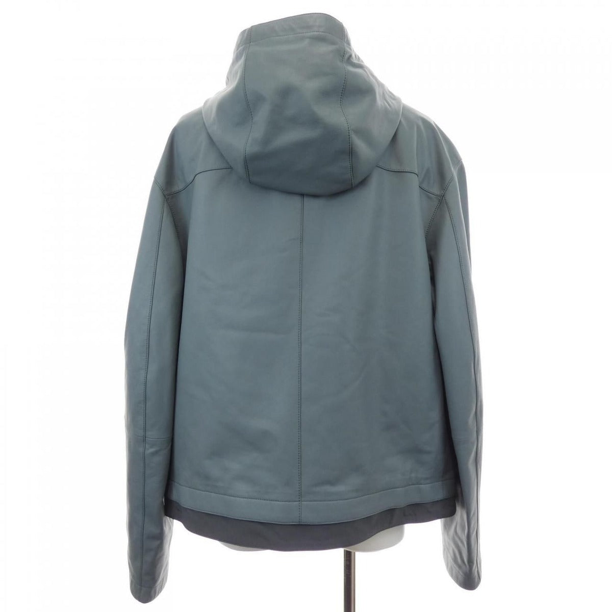 Hermes Leather Jacket Gray 48 — view 2