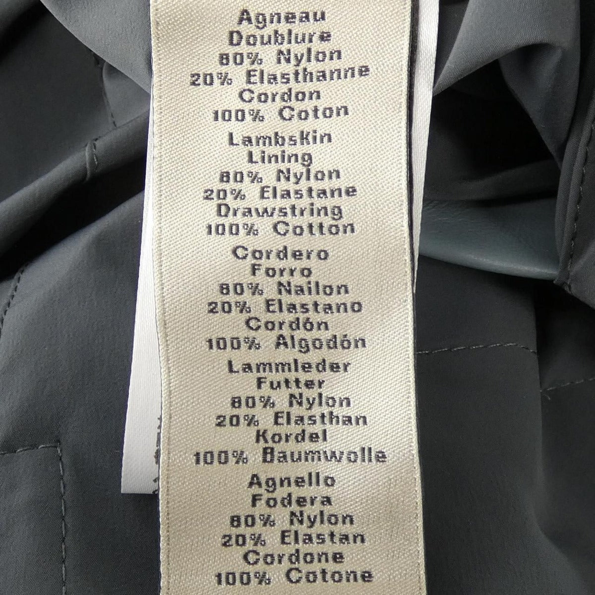 Hermes Leather Jacket Gray 48 — view 3