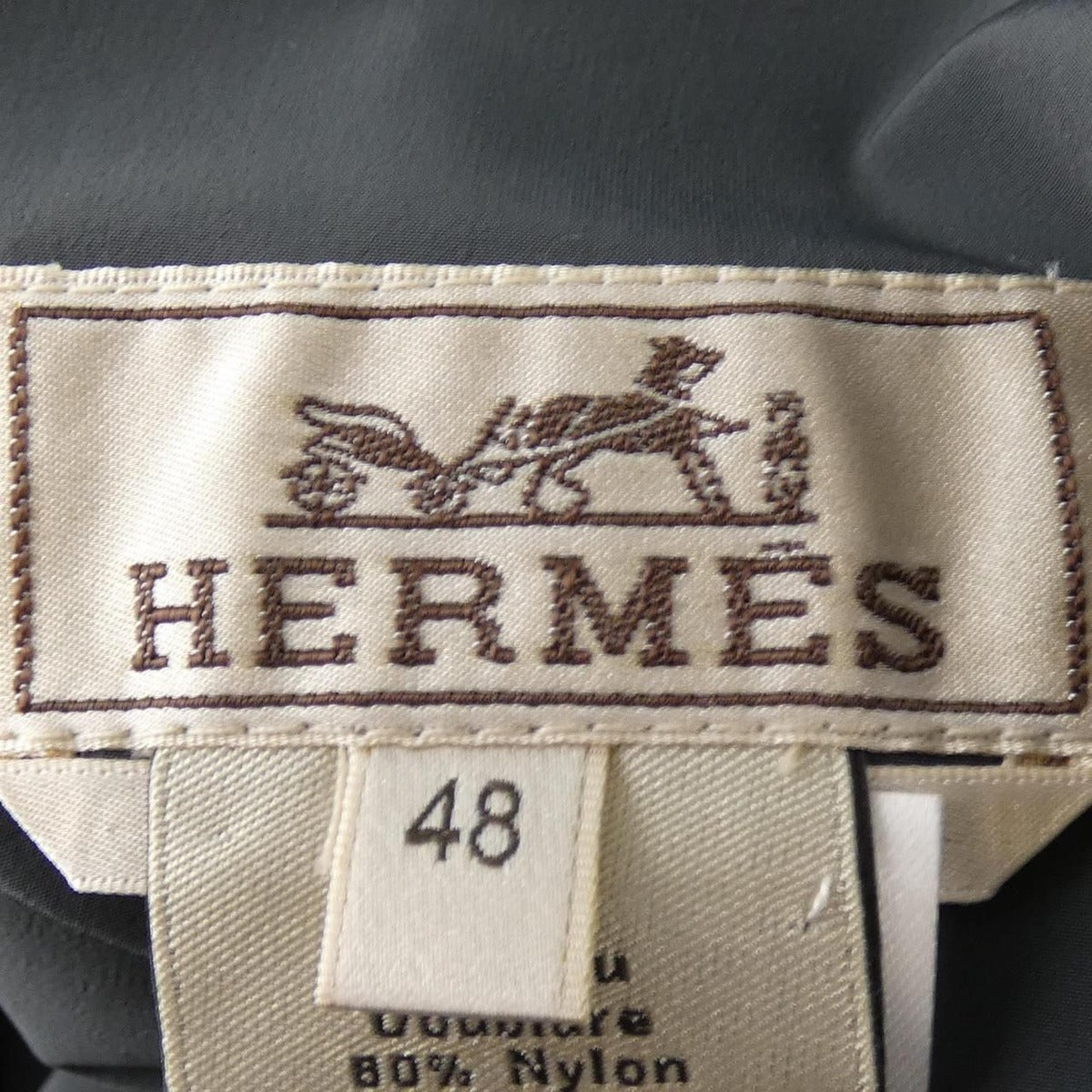 Hermes Leather Jacket Gray 48 — view 4