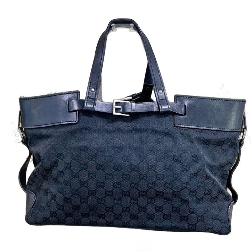 Gucci Tote GG Canvas A4 Business Black Formal