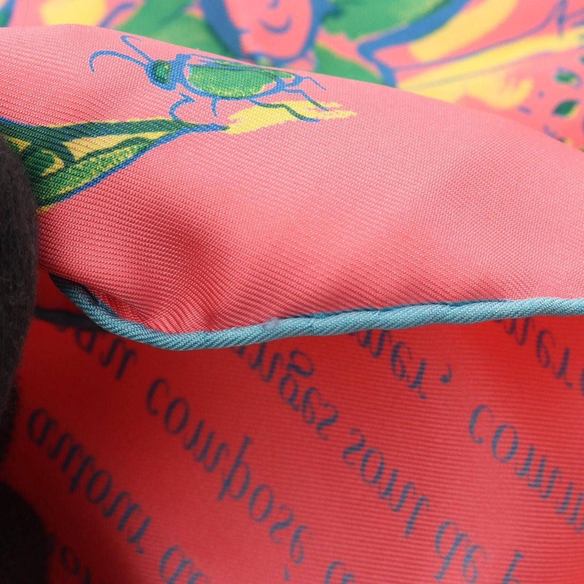 Hermes Scarf Petit Carre 45 L'ete de Loula Silk — view 4