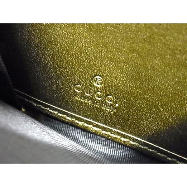 Gucci Micro Guccissima Patent Leather Round Zipper Long — view 5