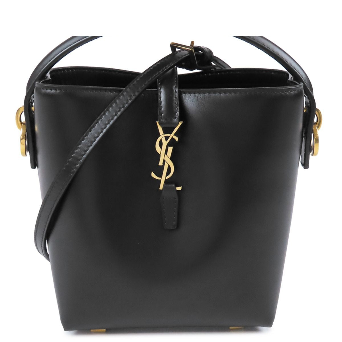 Saint Laurent le 37 Black Leather Mini 2-Way Shoulder Bag
