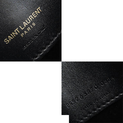 Saint Laurent le 37 Black Leather Mini 2-Way Shoulder Bag — view 6