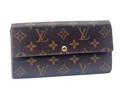 Louis Vuitton Long Wallet Portefeuille Sarah Folded Wallet M61734 05bs233