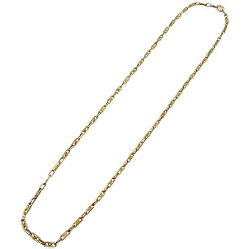 Celine Macadam Long GP Gold Necklace 0209 Celine