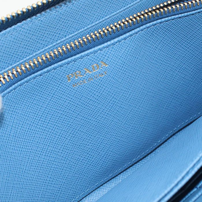 Prada Zip Around Long Wallet Pr88108 Long Wallet Round Zipper Leather Zip