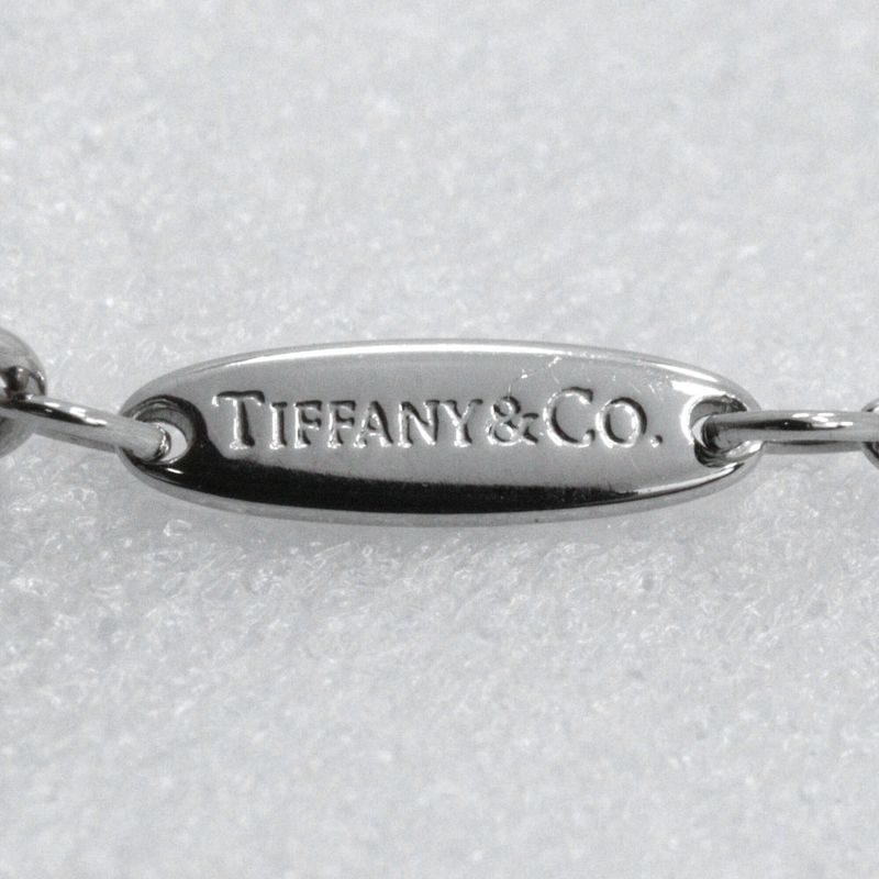 Tiffany & Co By-the-yard 1P Diamond Elsa Peretti Pt950platinum X Diamond Ladies