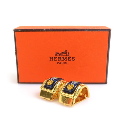 Hermes Earring Cloisonne Ware