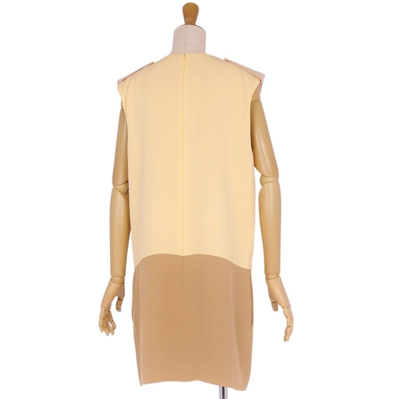 Celine Dress Blouse Phoebe Period Sleeveless None Bicolor Top Women's 40 (M