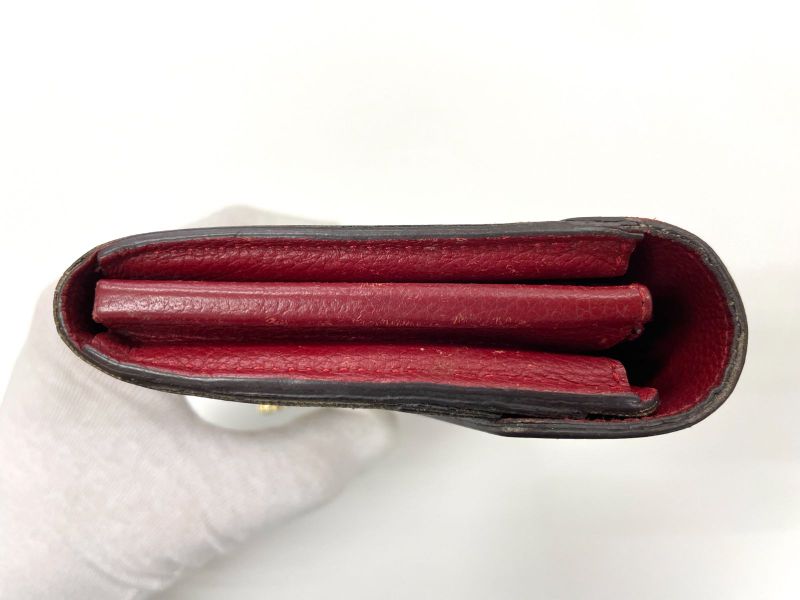 Louis Vuitton Monogram Portefeuille-pallas Long Wallet M58414 Red × Brown Made