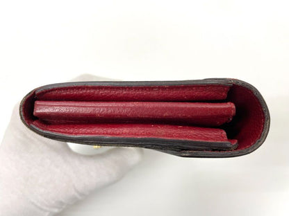 Louis Vuitton Monogram Portefeuille-pallas Long Wallet M58414 Red × Brown Made