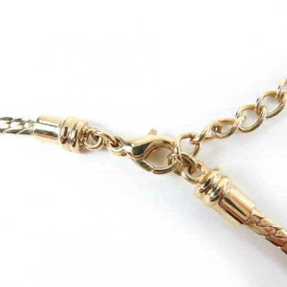 Dior Vintage Line Stone Necklace Gold Black — view 6