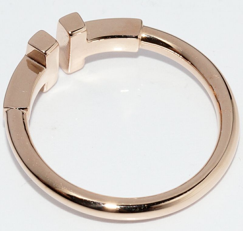 Tiffany & Co Rings 18K Pink Gold T-wire Ring
