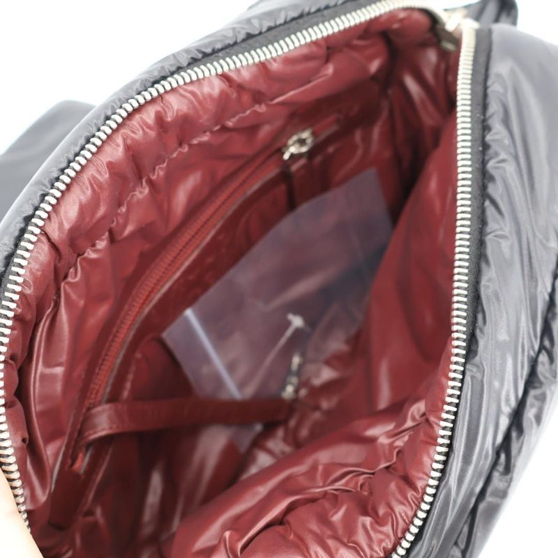 Chanel Coco Cocoon Matelasse Small Messenger Shoulder Bag Crossbody Nylon Black