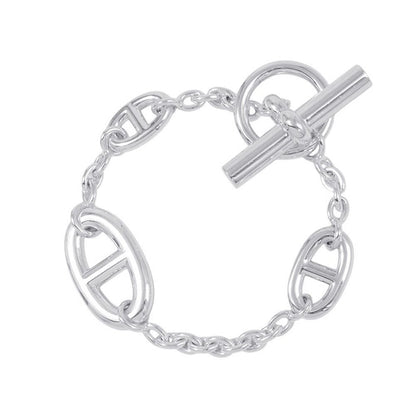 Hermes Bracelet Chaine D'ancre Farandole Silver XS