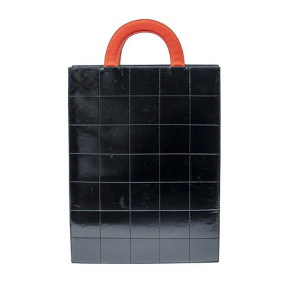 Chanel Rare Vintage Coco Mademoiselle Short Handle Print Tote Red White Black