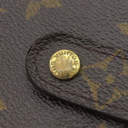 Louis Vuitton Bifold Wallet Compact Zip Monogram Canvas Monogram Gold Hardware
