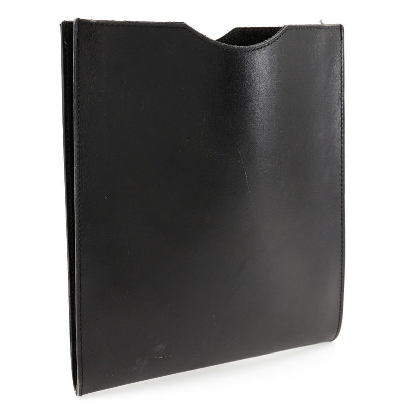 Hermes Omenitou Pochette Calf Black Unisex Shoulder Bag