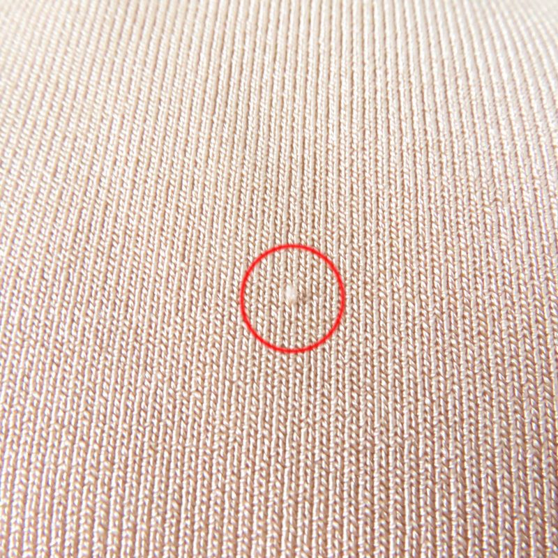 Gucci 22SS 678207 Front Zip Jersey Short Sleeve Knit Dress Pink Beige XS Made