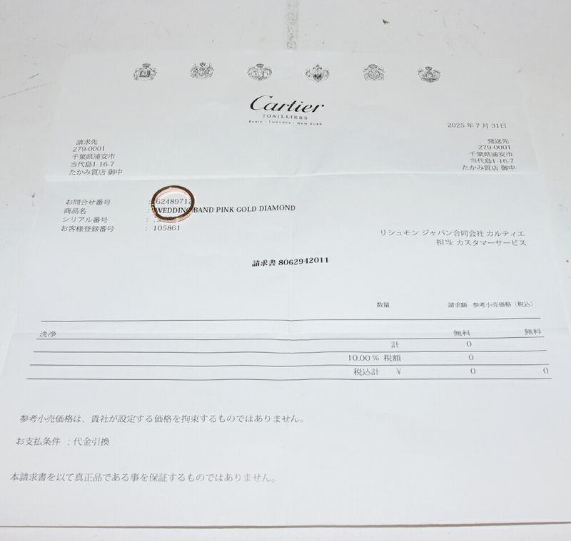 Cartier Ring 18K Pink Gold Diamond 26P (009ct) Ballerina Curved Wedding Ring