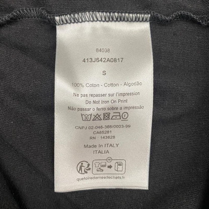 Christian Dior Long Sleeve T-Shirt Multi Logo Print 413j642a0817 Size S Cotton