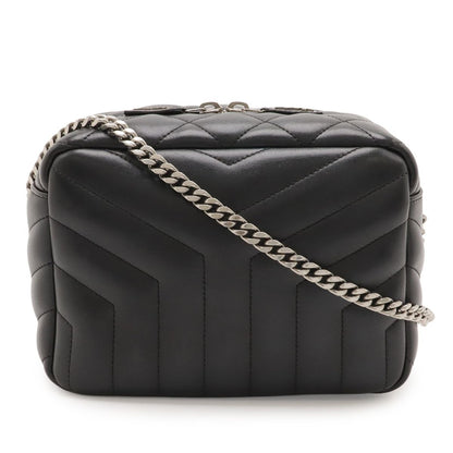 Saint Laurent Paris YSL Monogram Lou Chain Shoulder Bag Quilting Leather