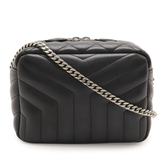 Saint Laurent Paris YSL Monogram Lou Chain Shoulder Bag Quilting Leather