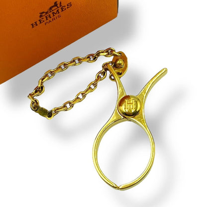 Hermes Glove Holder Gold Gloves — view 2