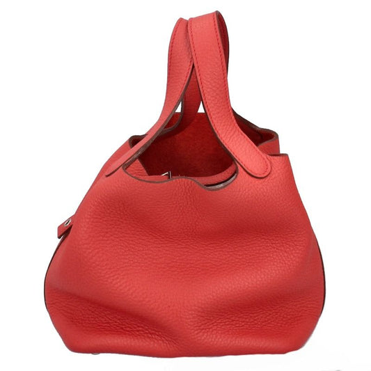 Hermes Picotin Lock PM Taurillon Clemence Handbag Bougainvillea