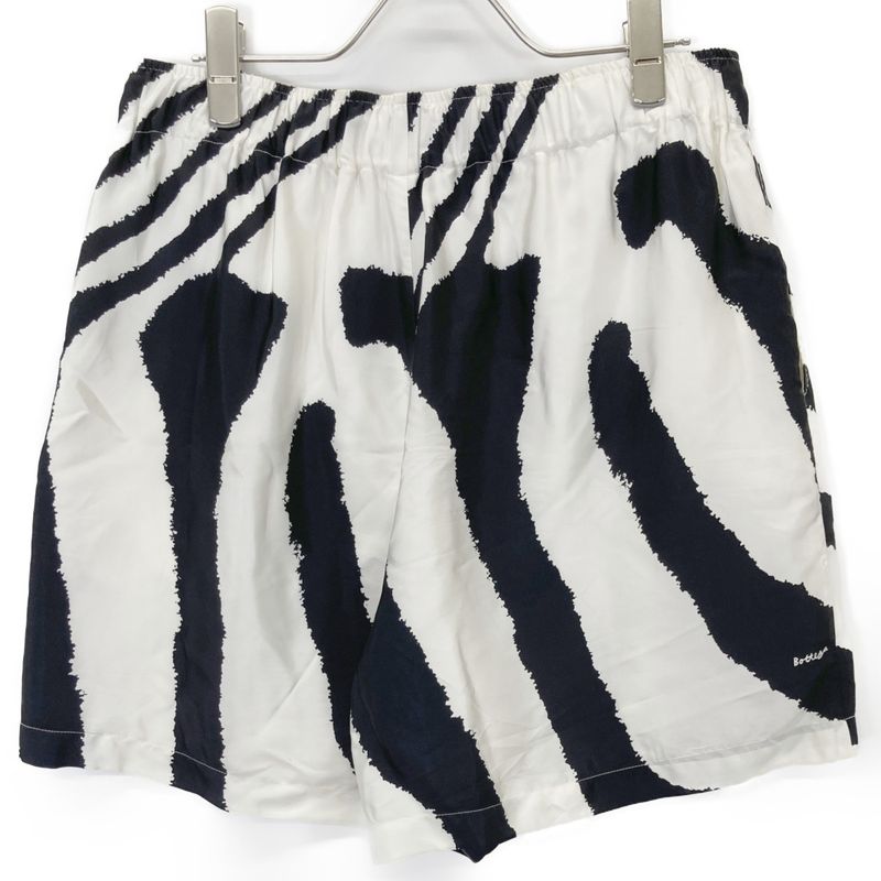 Bottega Veneta 21 Years 673540 Zebra Print Shorts 46
