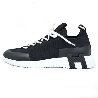 Hermes Sneakers Lift 37.5 Black White Orange