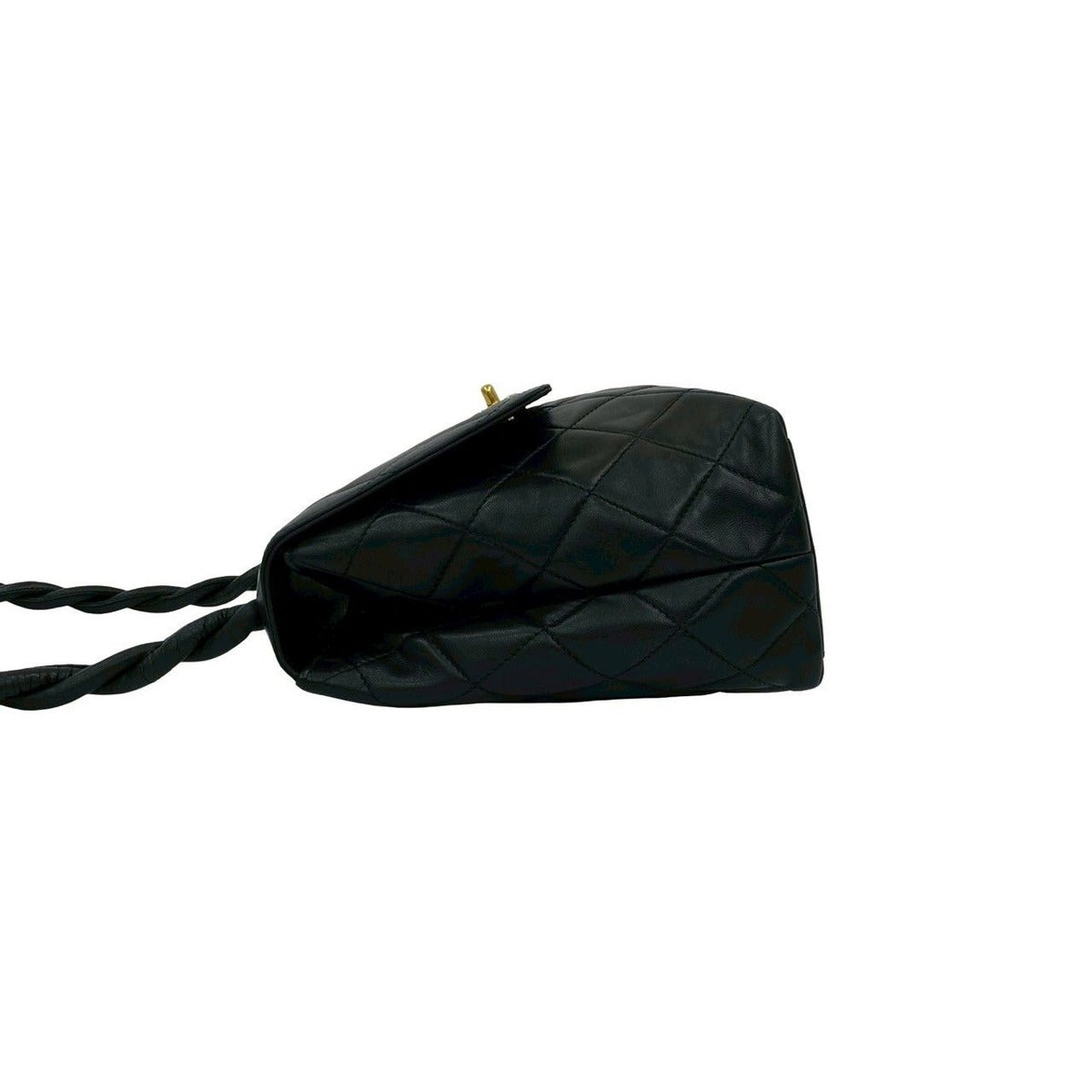 Chanel Card and Vintage Quilted CC Logo Lambskin Shoulder Bag — view 5